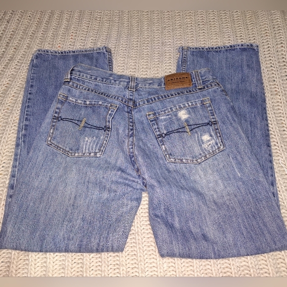 A pair of Arizona boot cut men's jeans size 34x32. Distressed, western, … - Picture 6 of 8